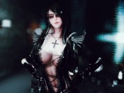 skyrim Dangerous girl in the night club(4P)