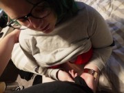 Nerdy Teen Gets Cum On Her Face And Glasses 1/16
