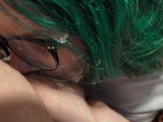 Nerdy Teen Gets Cum On Her Face And Glasses 10/16