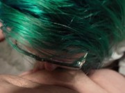 Nerdy Teen Gets Cum On Her Face And Glasses 12/16