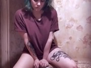 Anything can be a sex toy (rubbing pussy on the washing machine) 1/16