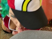 Pokemon Go Trainer Sucks and Fucks After Losing Battle and Gets a Facial 10/16