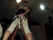 SUBMISSIVE HUSBAND-Cuckold Pegged Extreme Knuckle Dick 16/16