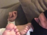 My foot slave - humiliation 6/16