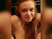 Redhead Slut Wife Begs Daddy 4 Cock Strips n Sucks til Cumshot Facial 16/16