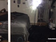 Testing the angle fucking my strap 14/16