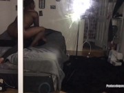 Testing the angle fucking my strap 7/16