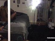 Testing the angle fucking my strap 9/16