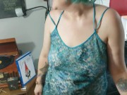 Jazz and jazz cabbage: GanjaGoddess69 touches herself while she smokes 7/16