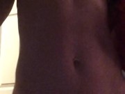 Stripping in my bedroom .. watch me in my red lingerie 14/16