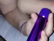 Sweet black pussy cums on white guys face 9/16