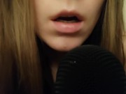 Long tongue mic licking ASMR Brain orgasm 1/16