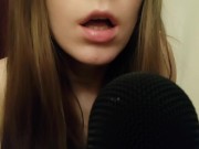 Long tongue mic licking ASMR Brain orgasm 12/16