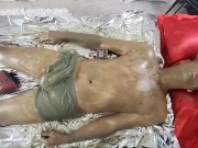 ASMR Facial Mud Massage HUGE BULGE 6/16