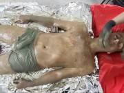 ASMR Facial Mud Massage HUGE BULGE 7/16