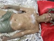 ASMR Facial Mud Massage HUGE BULGE 9/16