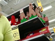 Shopping at Walmart without a bra and a flash 7/16