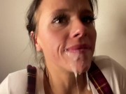 Hot schoolgirl gets BIG surprise