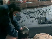  Suprise give cum back with a kiss and facesitting/smotherfed creampie  4/16