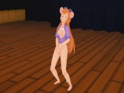 (3D Hentai)(Furry)(Rescue Rangers) Gadget Hackwrench masturbation 11/16