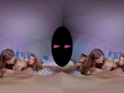 18VR New Years Eve Midnight Foursome With Three Stunning Babes 6/16