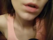 Horny in the gym ASMR boob play in sports bra 14/16
