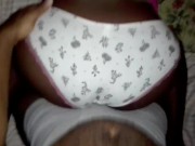 Fucking Girlfriend little ebony while she and her mom out shopping 3/16