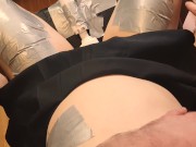 The girl was tied to a chair and brought to a squirt 12/16