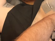 The girl was tied to a chair and brought to a squirt 14/16