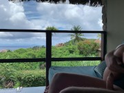 honeymoon wife is bouncing her cock at a public balcony paradise swaeting 6/16