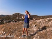 Redhead Deepthroat and Doggystyle Big Dick Stranger - Oral Creampie Outside 1/16