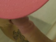 Surprised masturbating my girlfriend joins me ! She want my cum 3/16