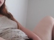 Chubby College Redhead Orgasms Next To Roommate 5/16