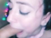 Compilation sloppy deepthroat close up 14/16