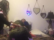 Sleapingbag blanket scarf bondage Mummy wrap  9/16