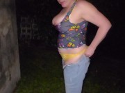 Nerdy White Slut Loves Sucking & Fucking Big Black Cock BBC Outside Hotel 16/16