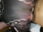 Daddy gives Bodacious Babii Strapon Pounding  9/16