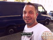 Horny Redhead Tourist Fucked in Old Swimming Pool! Berlin Banger 1/16