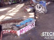 Horny Redhead Tourist Fucked in Old Swimming Pool! Berlin Banger 8/16