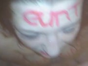 Keirraleo69 smoking snapchat slut sucks cock till cumshot humilated peeshow 12/16