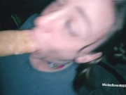 ORAL CREAMPIE Sexy blue eyes hot sloppy deepthroat ORAL CREAMPIE 3/16