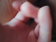 Japanese amateur wet hairy pussy finguired to squirt 9/16