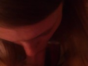 Drained Daddy's big cock all in my mouth 14/16