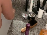 Bathroom fucking doggystle on in the mirrior 11/16