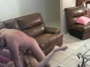 STUNNING BRUNETTE takes Pizza Delivery Guys PERFECT COCK— he makes her SQUIRT 7/16