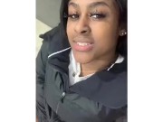 Waiting For My Boss To Come In The Public Bathroom & Get My Pussy Wet! 9/16