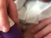 Boyfriend Edges My Clit With Toy And His Tongue 15/16