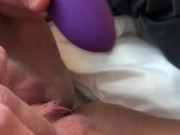 Boyfriend Edges My Clit With Toy And His Tongue 9/16