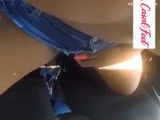 Sra. Feet se exibindo para o motorista do uber e recebendo dedada 13/16