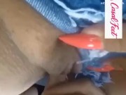 Sra. Feet se exibindo para o motorista do uber e recebendo dedada 16/16